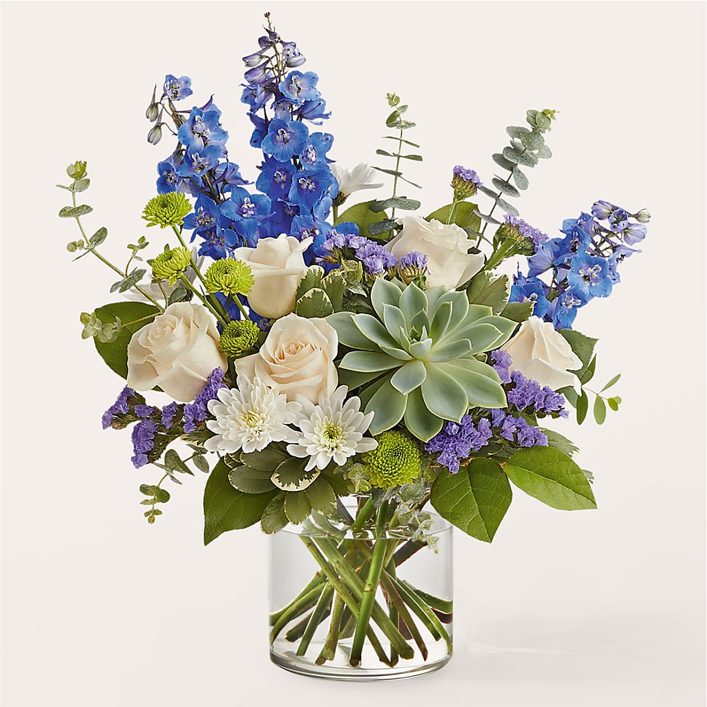 Cerulean Waves Bouquet – Edith Vl, Minneapolis MN