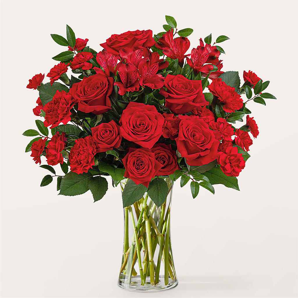 Brilliant Ruby Bouquet – Edith Vl, Minneapolis MN