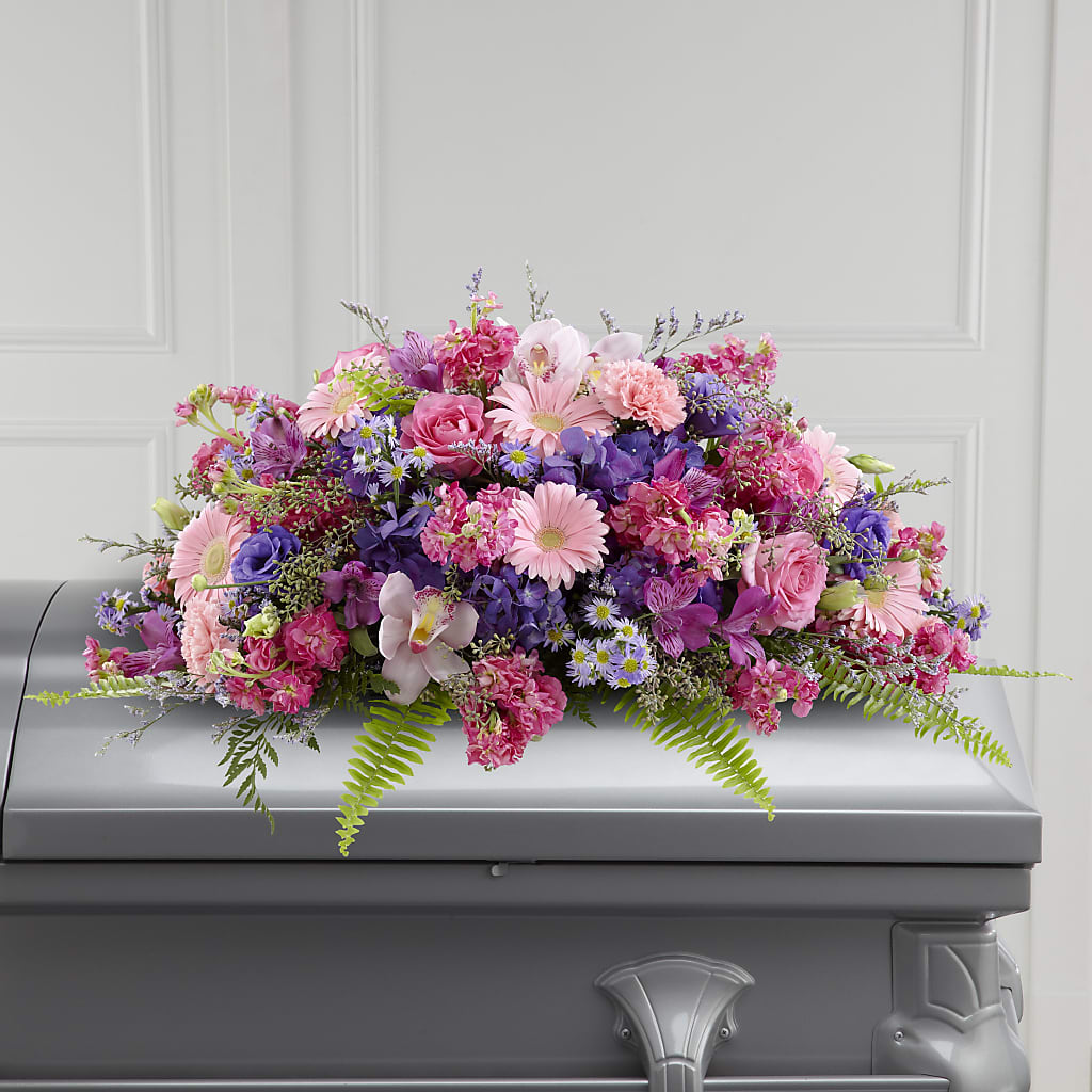 Glorious Garden Casket Spray – Edith Vl, Minneapolis MN