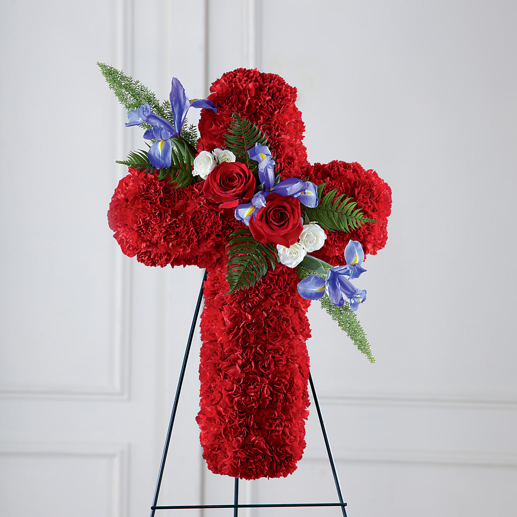 Faithful Hero Floral Cross – Edith Vl, Minneapolis MN