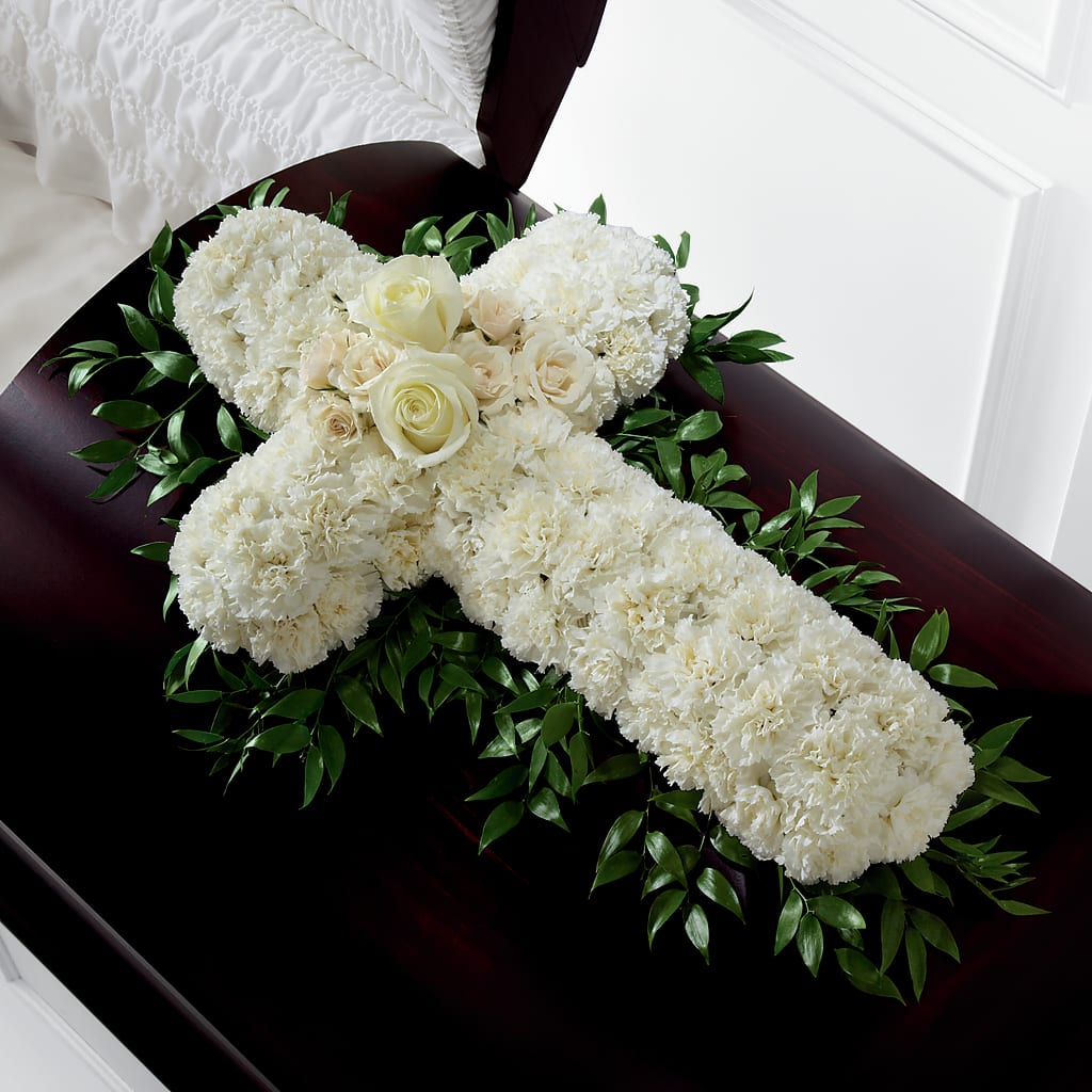 Peaceful Memories Casket Spray (Standard) – Edith Vl, Minneapolis MN