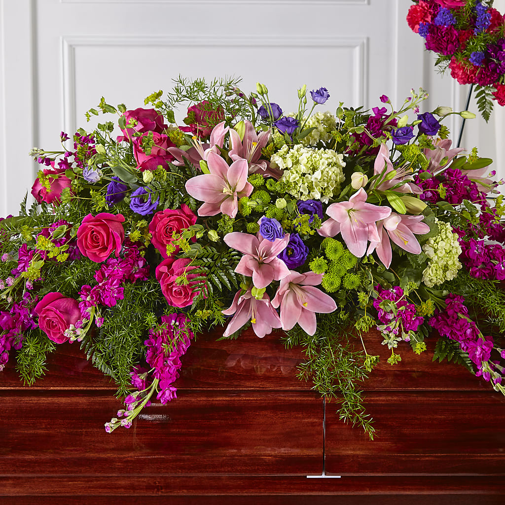Radiant Tribute Casket Spray – Edith Vl, Minneapolis MN
