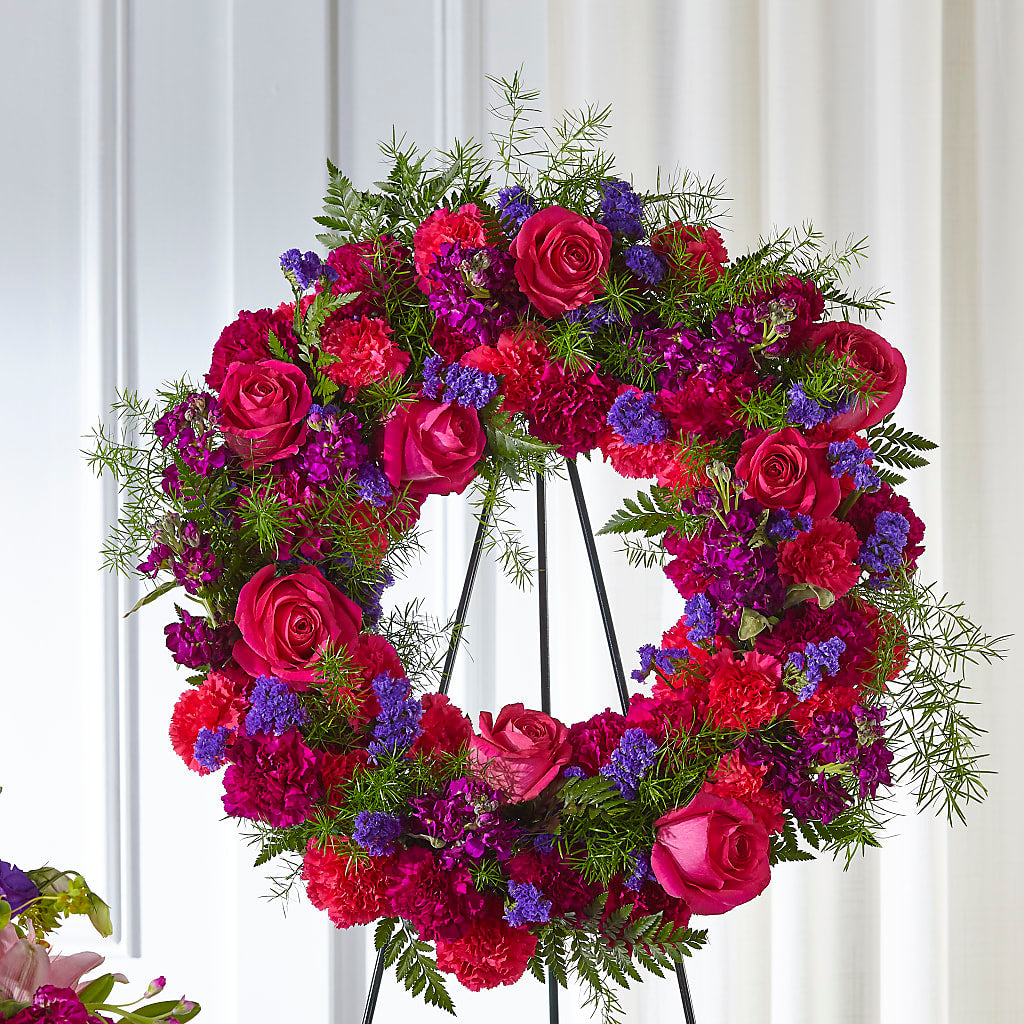 Calming Colors Wreath – Edith Vl, Minneapolis MN