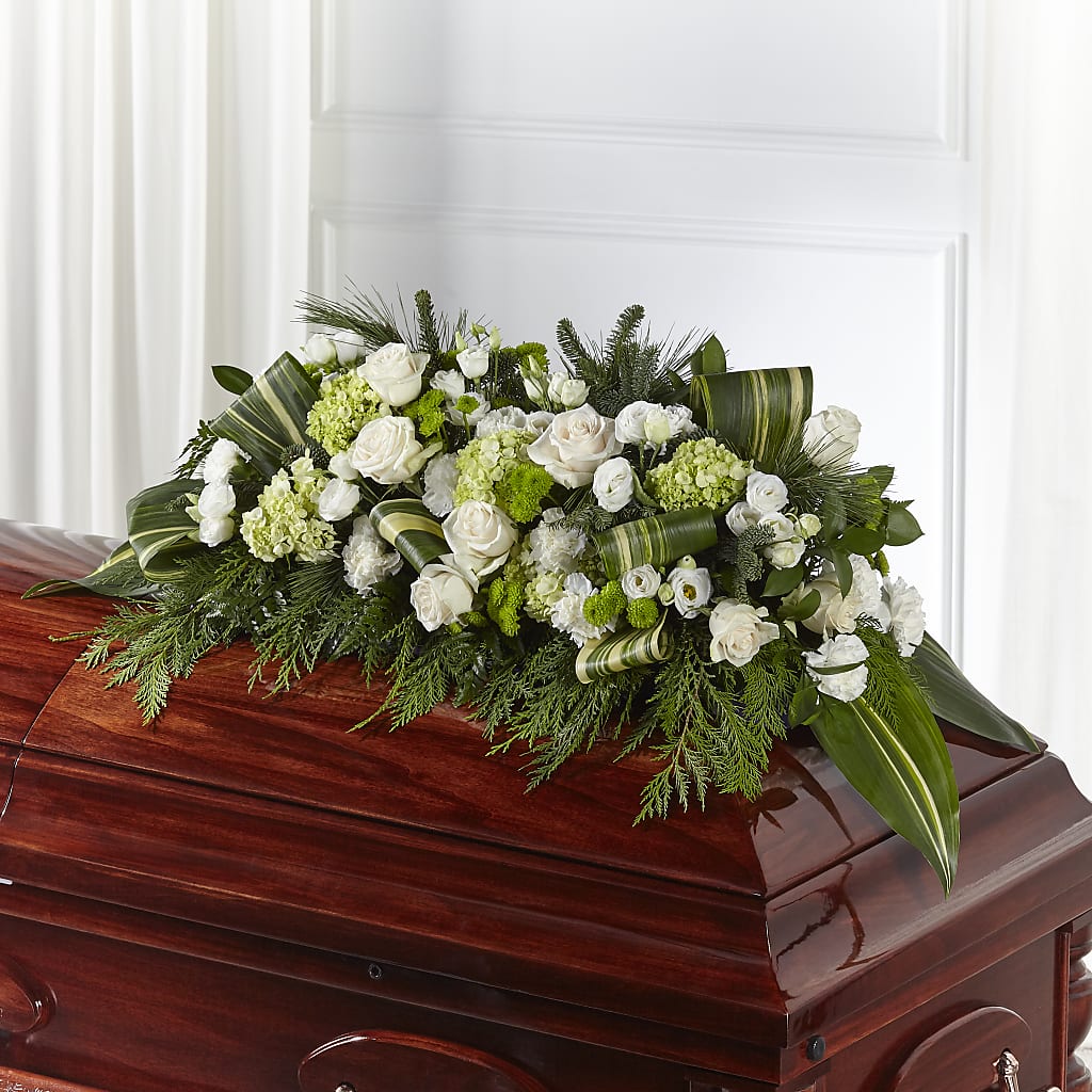 Hopeful Gesture Casket Spray – Edith Vl, Minneapolis MN