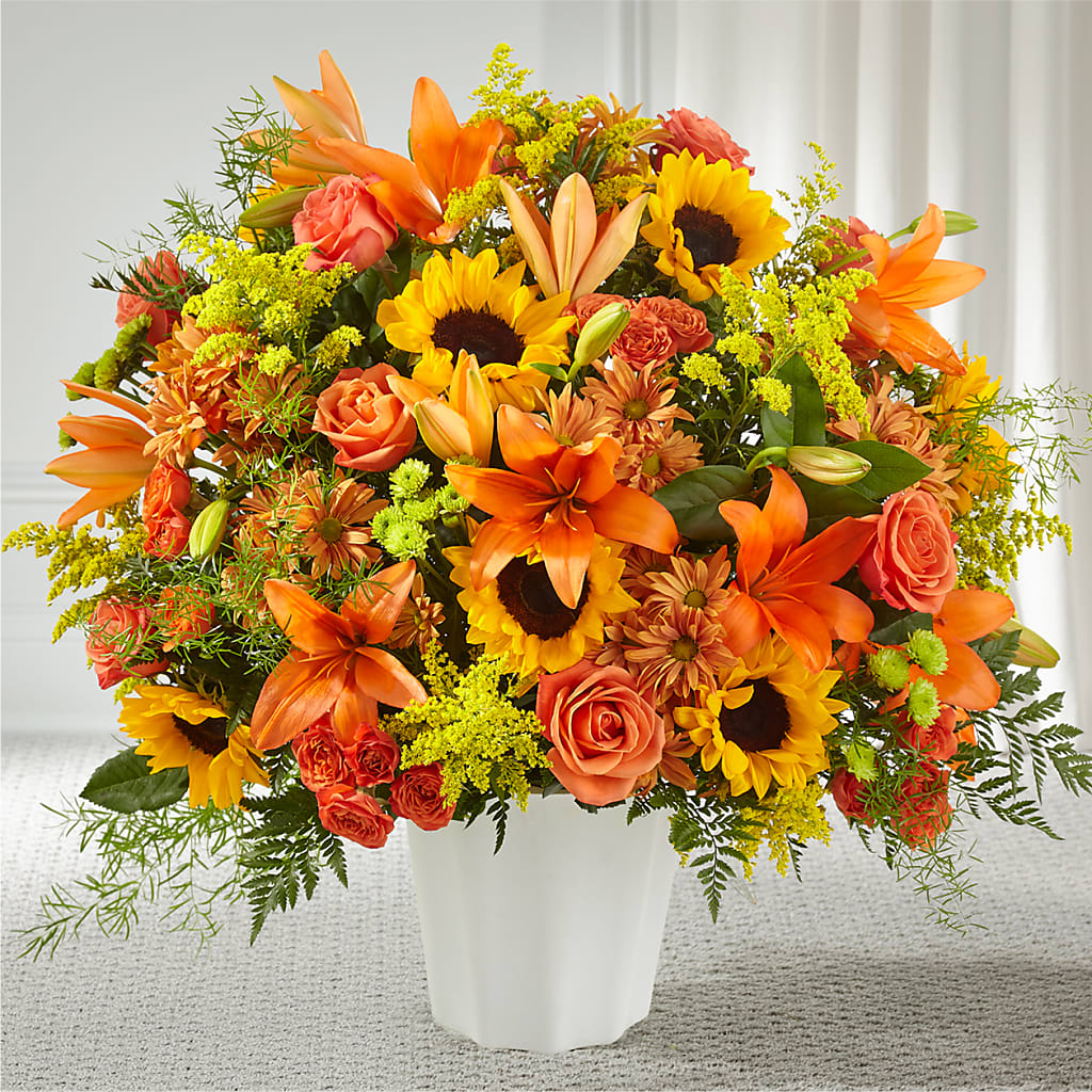 Harvest Thoughts Floor Basket – Edith Vl, Minneapolis MN