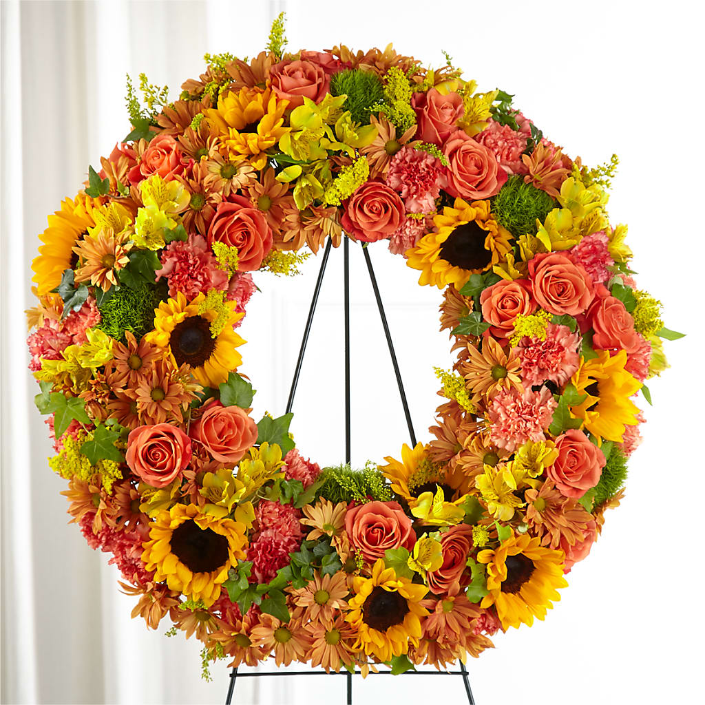 Autumnal Memories Wreath (Standard) – Edith Vl, Minneapolis MN