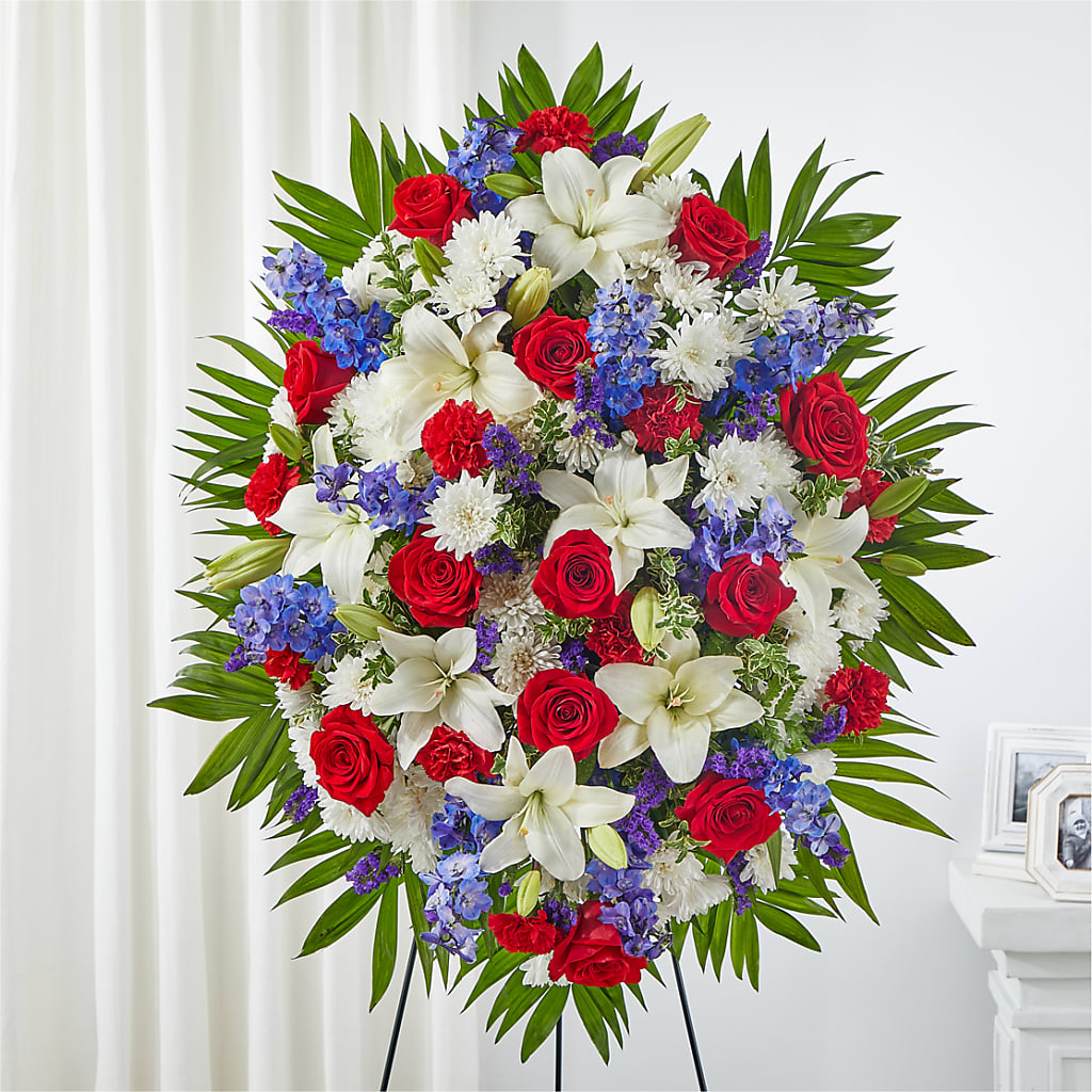 Cherished Service Standing Spray – Edith Vl, Minneapolis MN