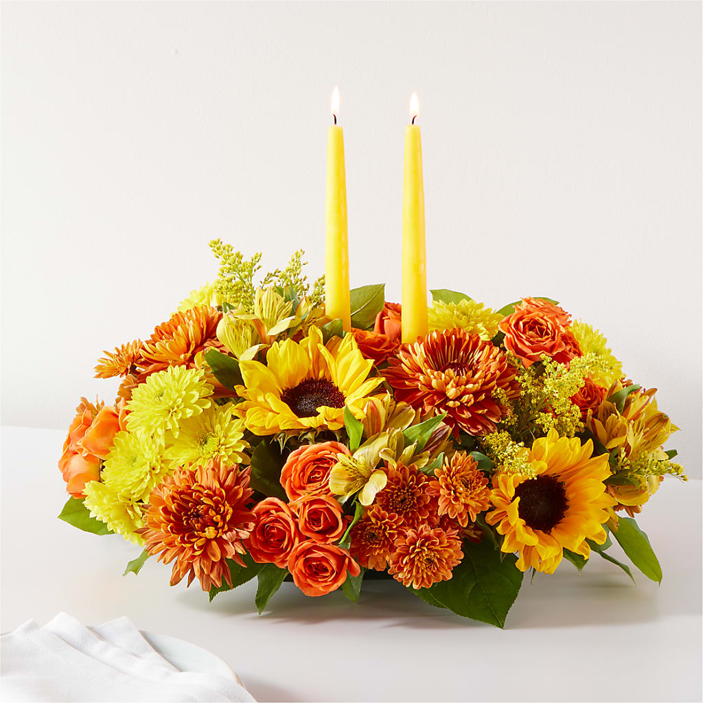 Autumn Harmony Centerpiece – Edith Vl, Minneapolis MN