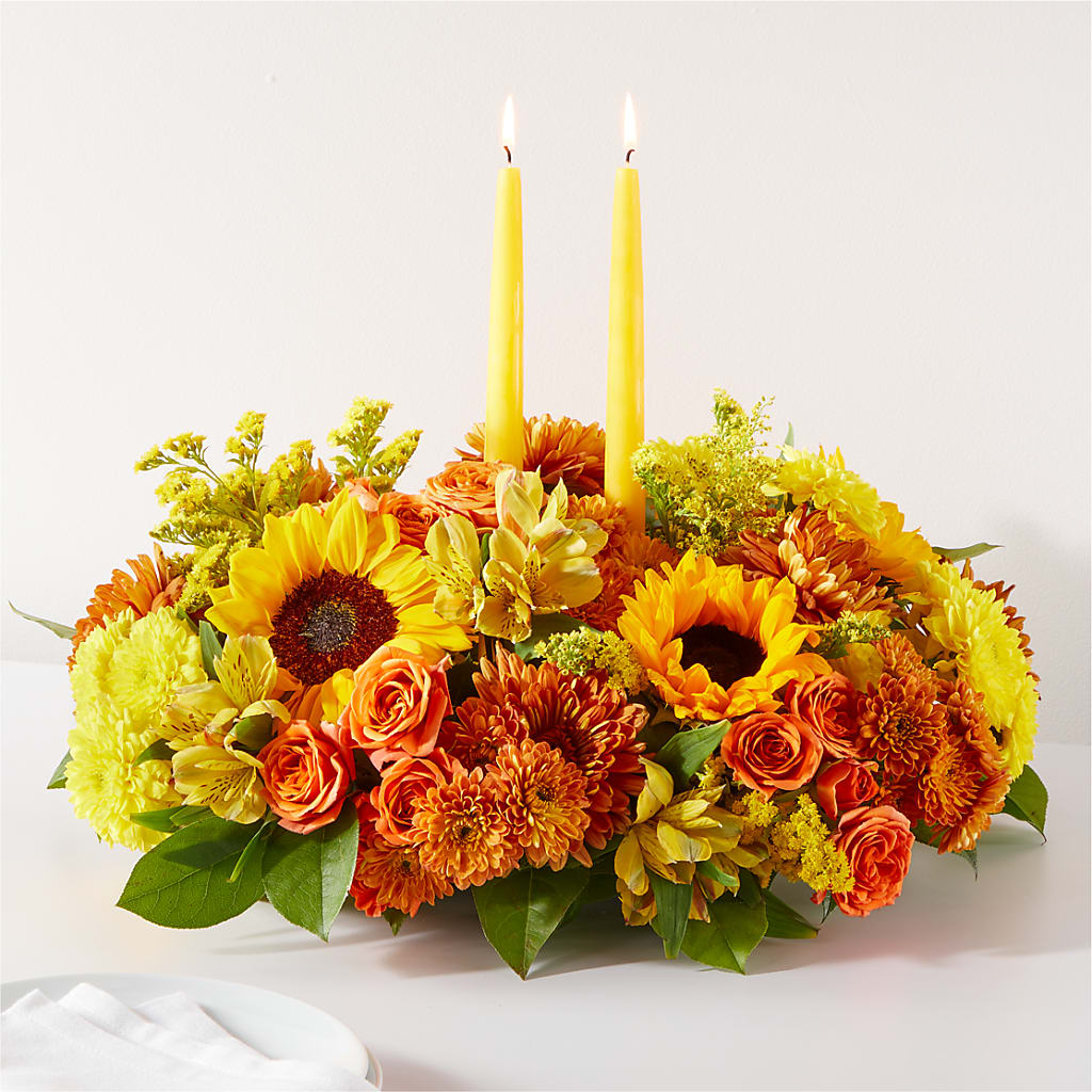 Autumn Harmony Centerpiece – Edith Vl, Minneapolis MN