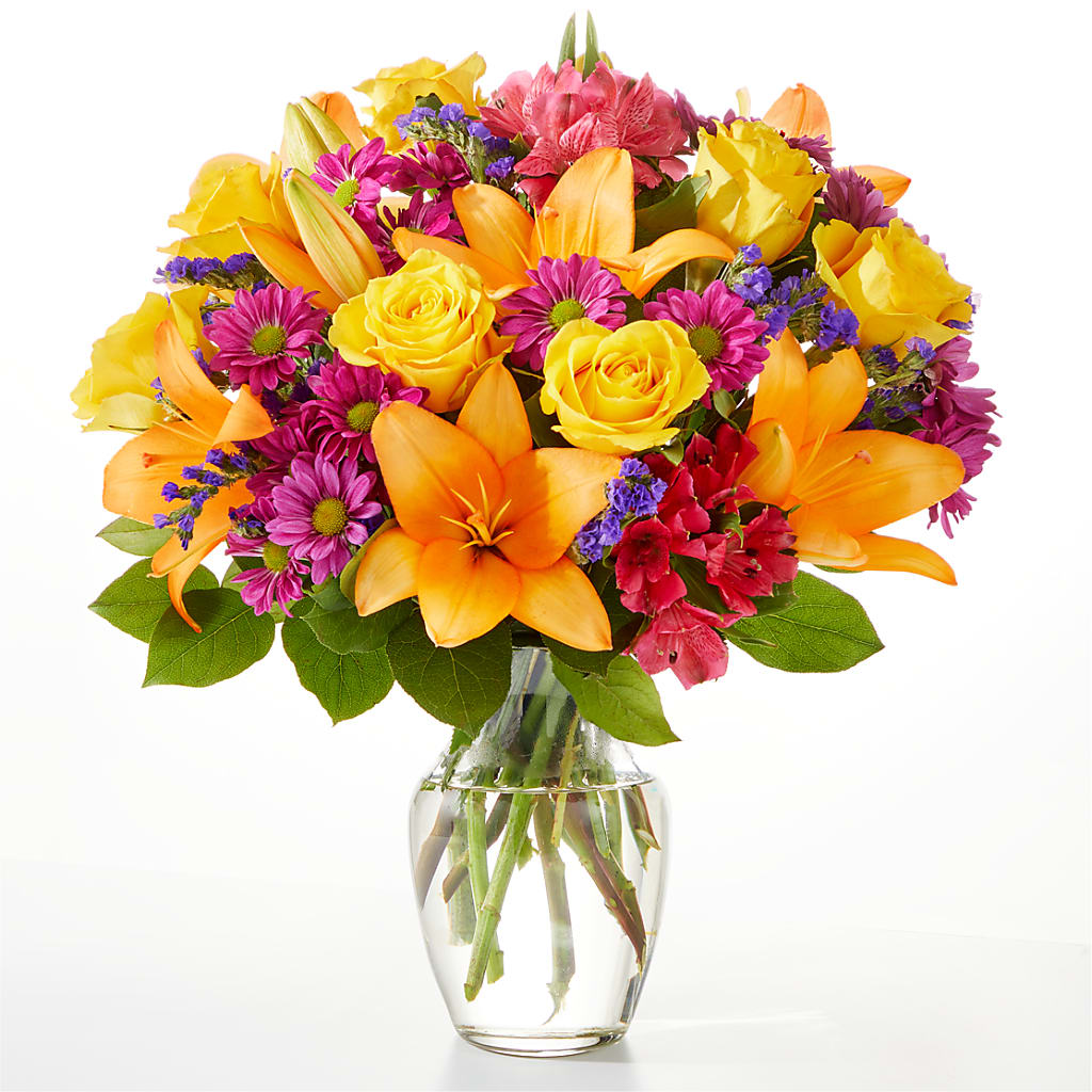 Colorful Visions Bouquet – Edith Vl, Minneapolis MN