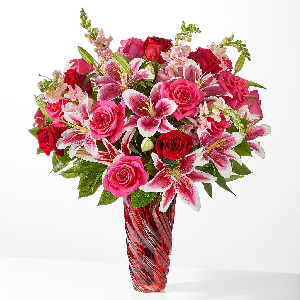Always You Bouquet with Luxe Swirl Vase – Edith Vl, Minneapolis MN