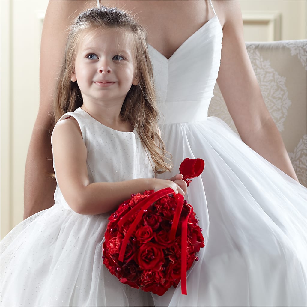 Pure at Heart Flower Girl Arrangement – Edith Vl, Minneapolis MN