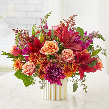 Burgundy Landscape Bouquet –  Edith Vl, Minneapolis MN