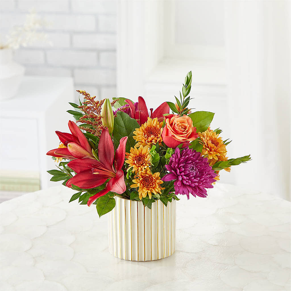 Burgundy Landscape Bouquet –  Edith Vl, Minneapolis MN