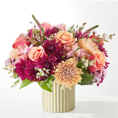 Berry Cobbler Bouquet with Ivory Vase –  Edith Vl, Minneapolis MN