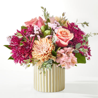 Berry Cobbler Bouquet with Ivory Vase –  Edith Vl, Minneapolis MN