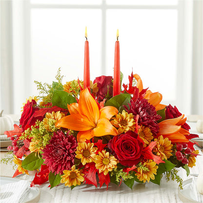 Autumn's Embrace Centerpiece –  Edith Vl, Minneapolis MN